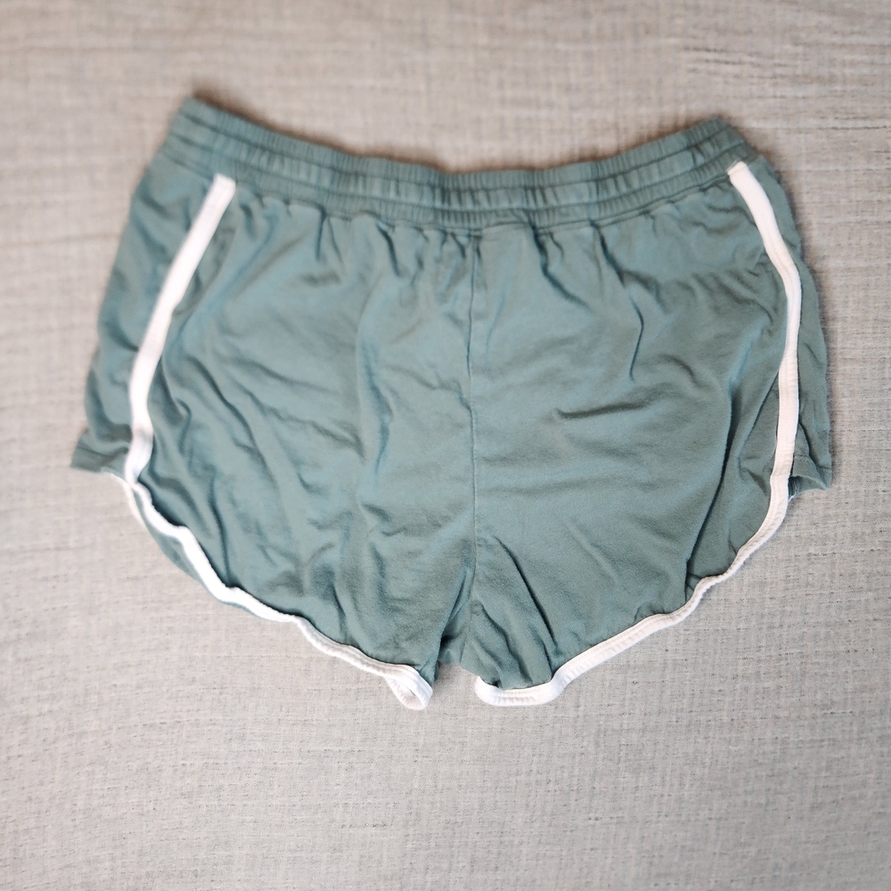 Aeropostale Tomboy retro short MWomen's Teal Shorts with White Trim loungewear - Picture 12 of 12